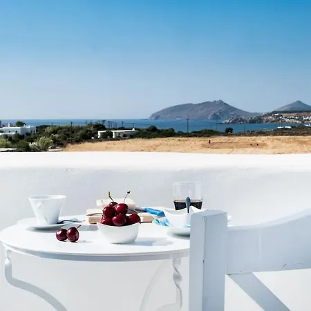 Pergola Paros Cycladic House By The Sea+pool Nausa