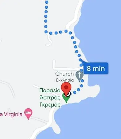 Prázdninový dům Pergola Paros Cycladic House By The Sea+pool Nausa